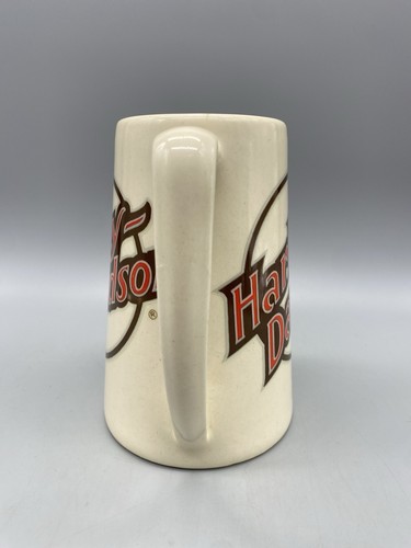 "Taza Harley Davidson vintage 1984 - Coffee Tea 6"" retro blanca" - Imagen 3 de 8
