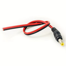 DC Connectors Male Female Jack Cable Wire Line Adapter Plug Power Supply 5.5 X 2