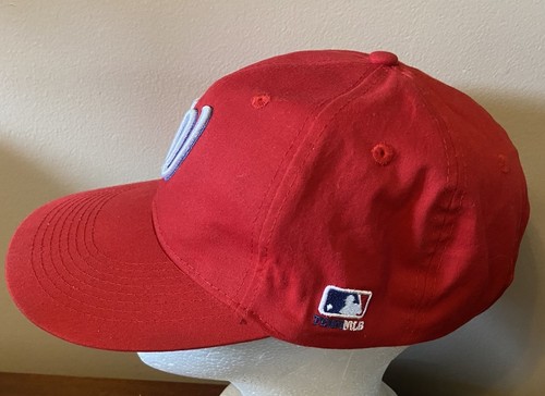 Adult MLB Washington Nationals Strapback Red Baseball Hat Cap - Picture 2 of 6