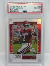 2019 Panini Score Red Zone #384 Kyler Murray Arizona Cardinals RC Rookie Card PS. rookie card picture