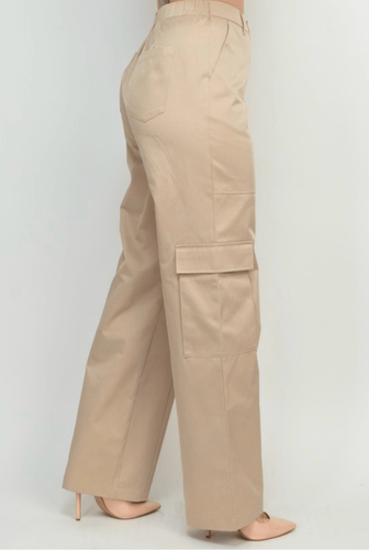 Khaki Cargo Pants - Picture 3 of 9
