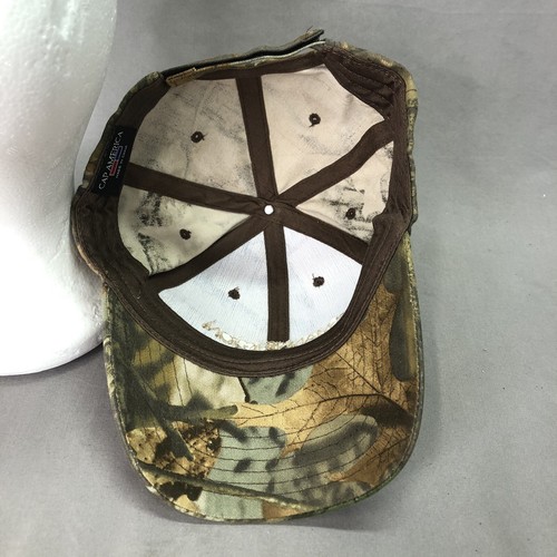 MANNINGTON EMBROIDERED LOGO MENS CAMOUFLAGE ADJUSTABLE STRAPBACK CAP HAT - Picture 6 of 7