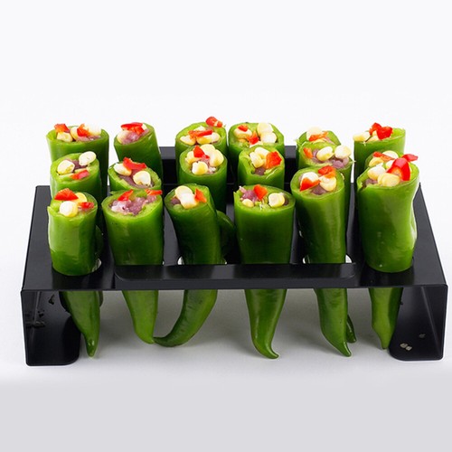 Chili Grill Rack Bier Kann Huhn Halter Huhn Grillen Rack BBQ Drumsticks Rack - Bild 7 von 12