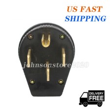 Industrial Grade NEMA 14-50p 50A 125V Straight Blade US Four Holes US Power Plug
