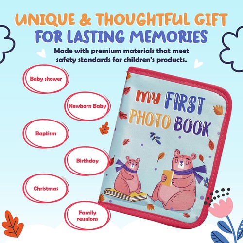 Baby Photo Album for Baby Photo Book for Baby First Birthday Gift New Baby Gi... - Picture 2 of 8