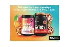 ON OPTIMUM NUTRITION (mail ephemera, 2024) "Nuovo Tempo Limitato" The Vitamin Shoppe