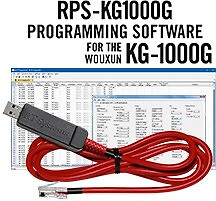 RT Systems Programming Software and Cable For Wouxun KG-1000G / KG-1000G Plus