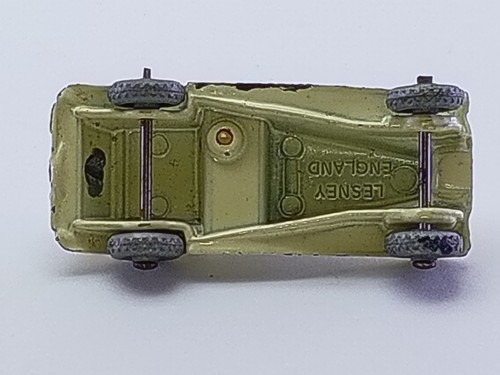 MATCHBOX/LESNEY 19A 1957 MG MIDGET AND DRIVER - GOOD CONDITION - Picture 7 of 7
