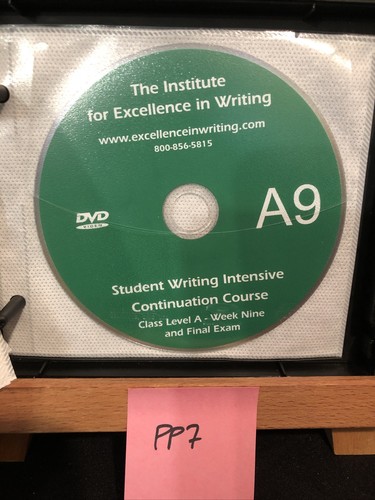 IEW Student Writing Intensive Continuation Course Level A 9-DVD SET! EXCELLENT! - Picture 12 of 12