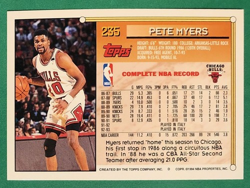 1993-94 Topps Basketball **PICK YOUR CARD / FINISH YOUR SET** NRMT - Picture 70 of 376