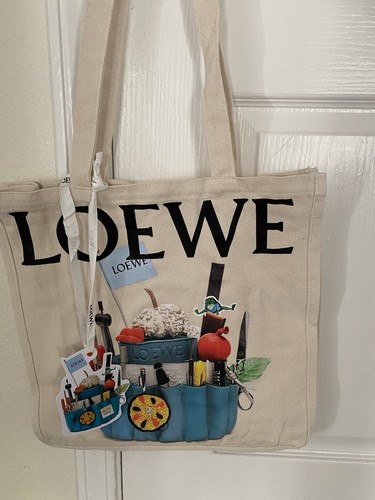 Loewe Crafted World Exhibition Gift Tote Bag Loewe Exhibition Limited Canvas - Bild 1 von 3