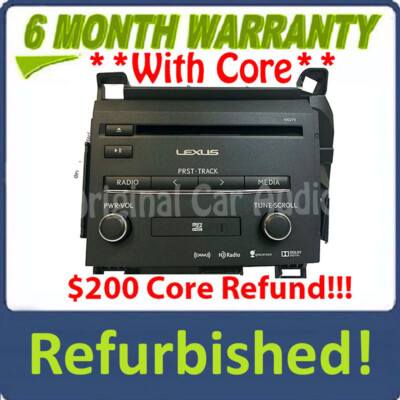 2014 - 2017 LEXUS CT200H OEM XM HD Radio Gracenote Micro SD Receiver 100279
