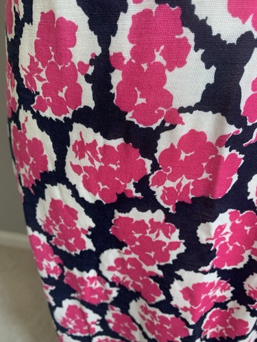 BODEN PINK MULTI SHORT SLEEVE 100% TENCEL LINED DRESS SIZE 10 WEDDING/PARTY - Picture 9 of 13