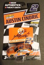 AUSTIN CINDRIC NASCAR Autographed 2022 WAVE 4 1:64 LIONEL RACING