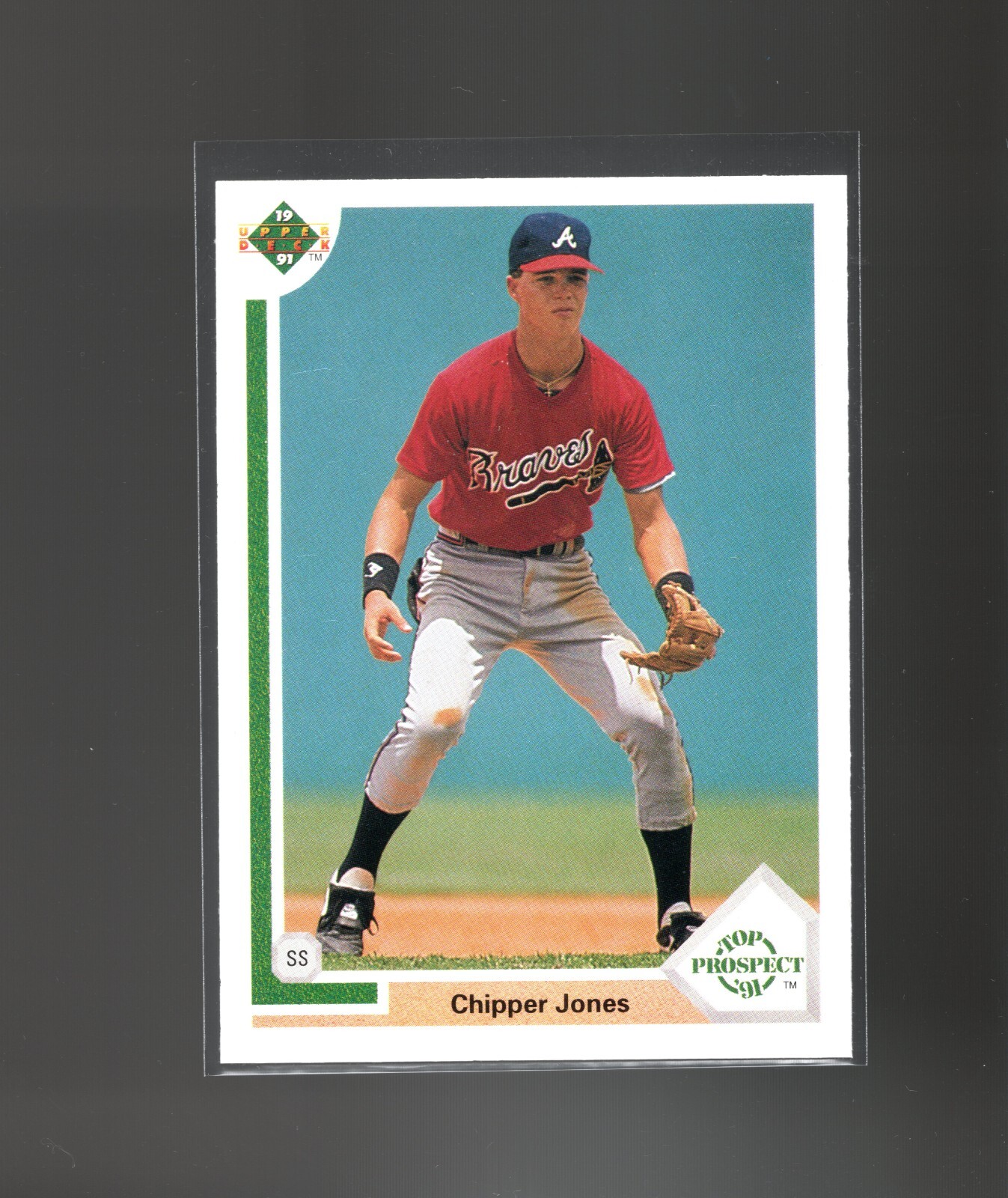 Chipper Jones 1991 Upper Deck Top Prospects Rookie PACK FRESH MINT.