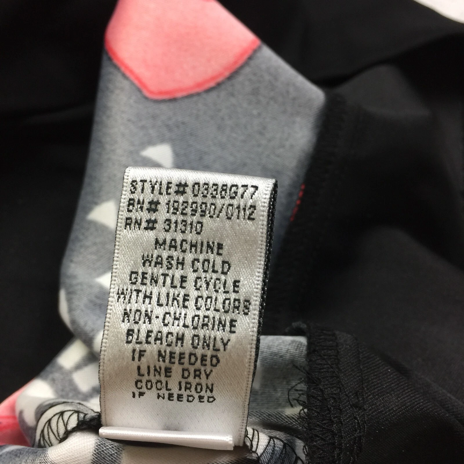 Abito tubino Alyx Limited taglia 6 donna nero rosso stampa floreale senza maniche nuovo con etichette