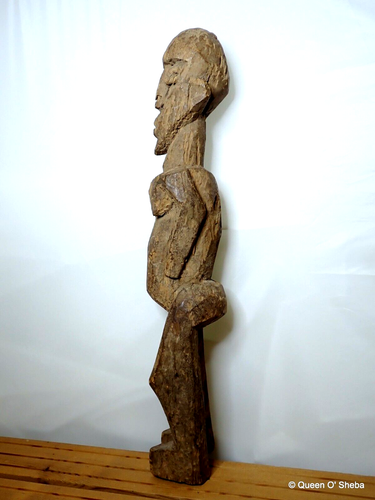 Lobi Ancestor Wooden Figure Carved Shrine Tribal Art African Bateba Female - Picture 7 of 21
