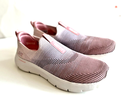 Women’s Skechers Go Walk Max Cushion Walker Sally 9.5 Walking Shoes Pink