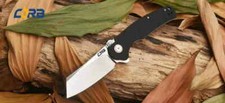 J1904RBKF CJRB Cutlery Crag Recoil-Lock D2 Blade Black G10 Handles KIVT Clip