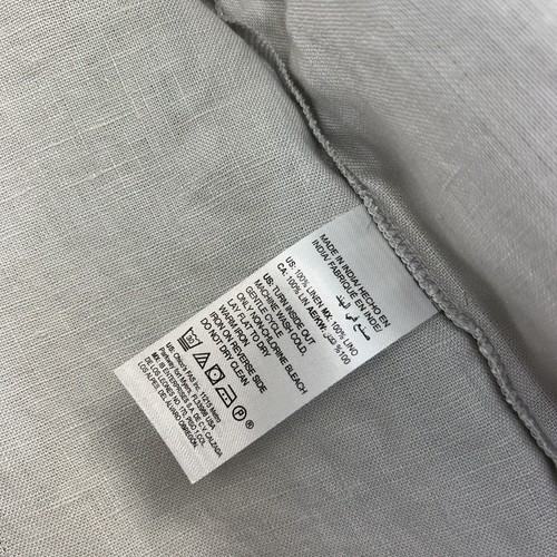 NEW Chicos Linen Zip Jacket Womens Size 1 US 8 10 Silver Shimmer Metallic - Picture 5 of 11