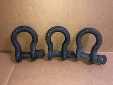 3x LOT Smittybilt WLL43/4T Steel 4 Ton Capacity 3/4" Clevis/Screw Pin Shackle