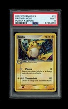 Pokemon Raichu 12/108 ex Power Keepers Holo PSA 9 MINT Graded card