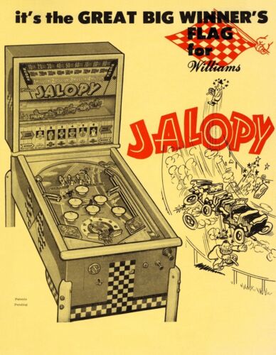 1951 Williams Jalopy Pinball Machine Maintenance Tune Up Kit - Picture 3 of 3
