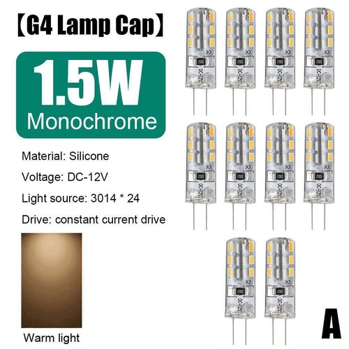 10Pcs G4 1.5W - 3W LED Light Bulb Capsule 12V Replacement For G4 Halogen M4Q4 - Picture 15 of 15