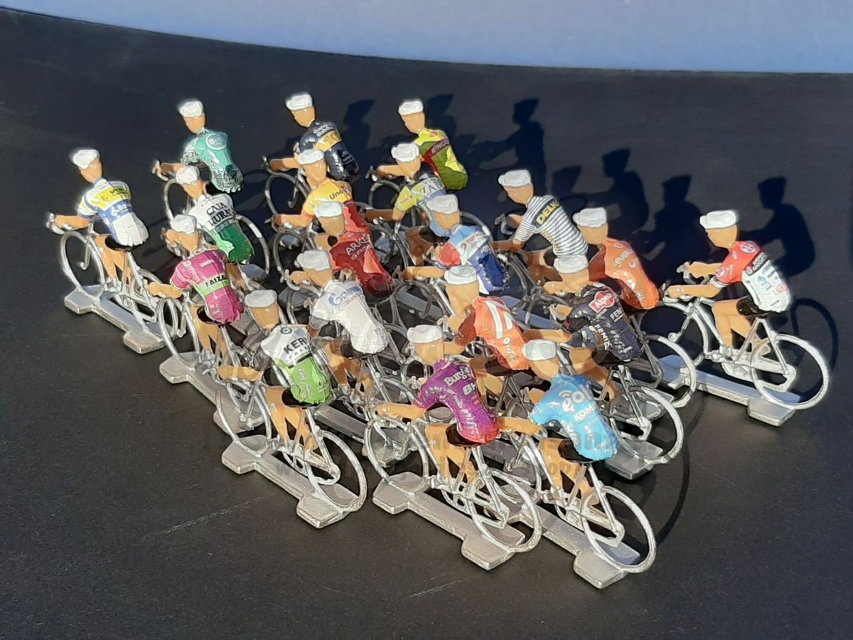 Année 2021 Pro Teams 19 cyclistes miniatures Tour de france