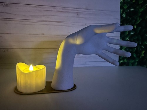 Talk to Me Movie Hand Prop - Horror Halloween Home Decor Gift LED lit Candle - Picture 3 of 7
