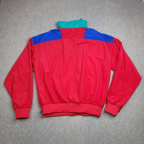RARE Columbia 1980 Colorblock Windbreaker Jacket Men's Sz Large Blue Red VINTAGE - Picture 6 of 10
