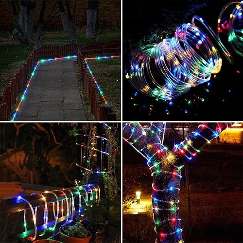 Super Bright LED Solar String Fairy Lights Outdoor Garden DIY Decor Dusk To Dawn - Picture 18 of 25