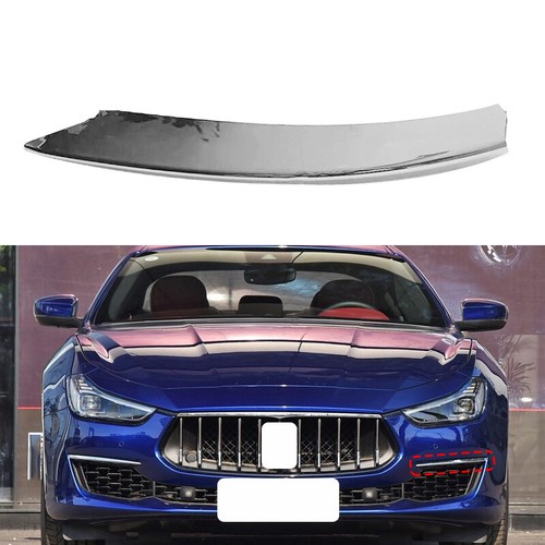 Left Front Bumper Side Grille Cover Trim Molding For Maserati Ghibli 2018‑2023 - Picture 1 of 8
