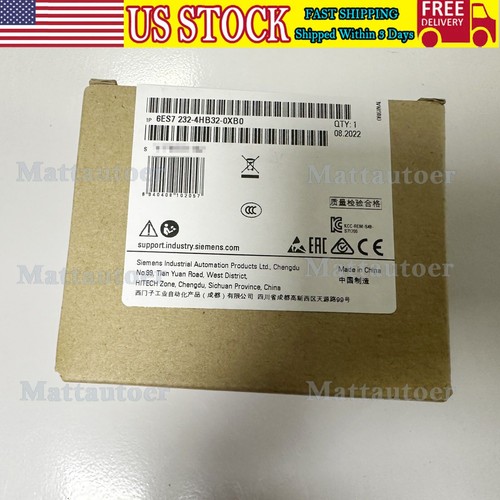 New Siemens 6ES7232-4HB32-0XB0 6ES72324HB320XB0 S7-1200 Analog output SM 1232 - Picture 1 of 7