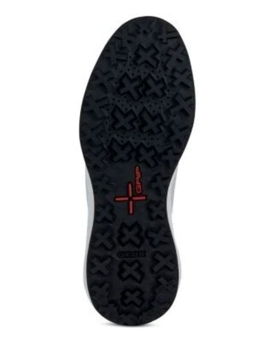 $ 190 MSRP- GEOX Mens White Mixed Media Padded Pg1x Round Toe Golf Sneakers - Picture 5 of 5