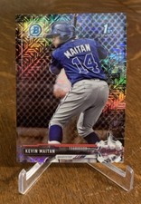 2017 Bowman Chrome Mega Box Prospects Refractor #BCP100 Kevin Maitan Braves
