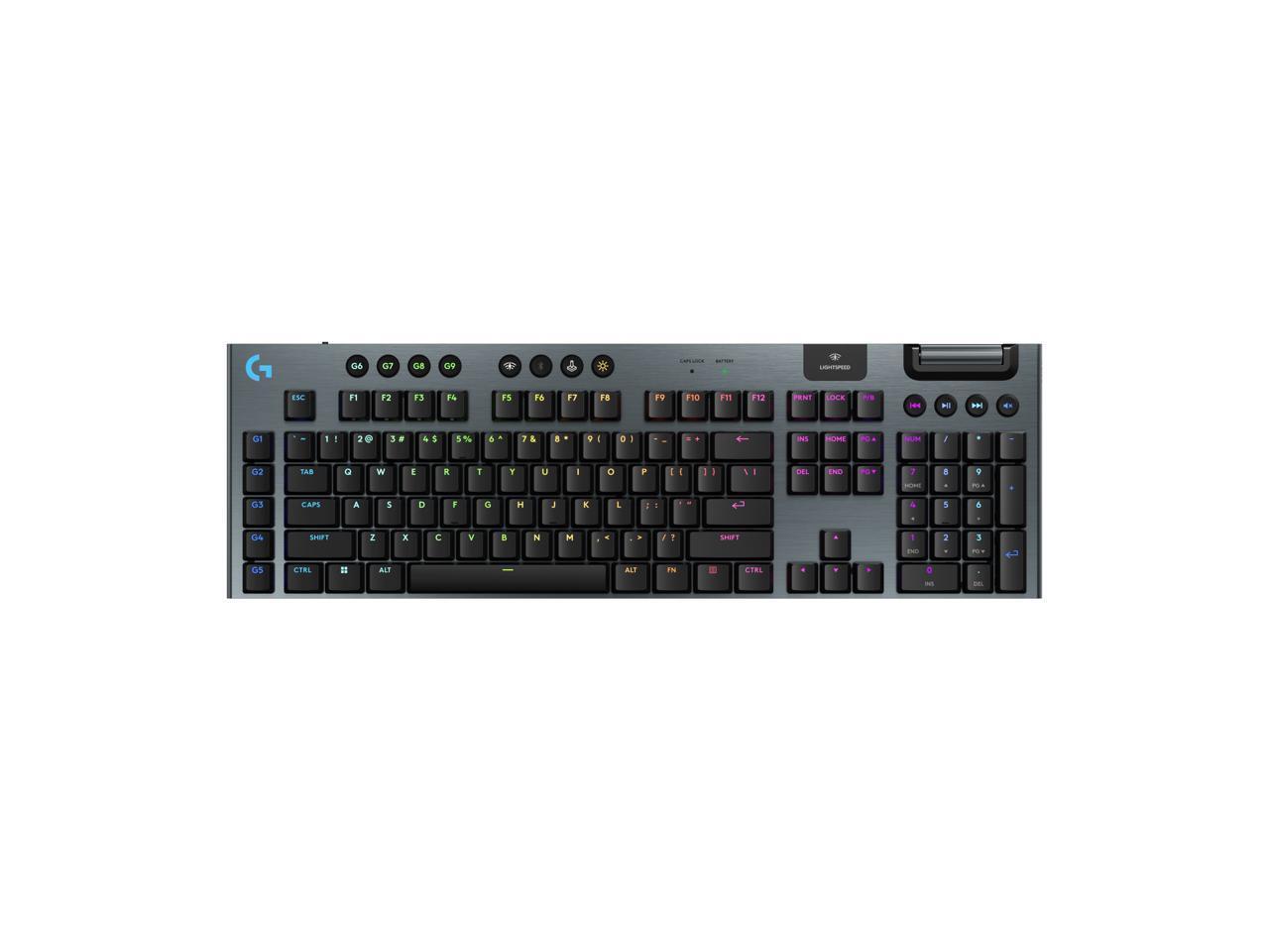 Полноразмерная игровая клавиатура Logitech G915 X LIGHTSPEED Tactile Wireless