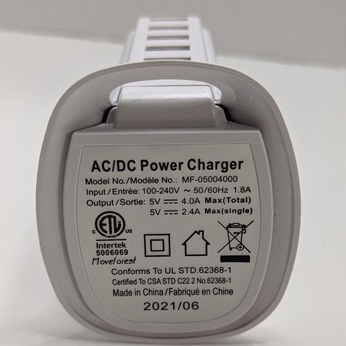 Adaptador de corriente de escritorio torre estación de carga concentrador USB de 5 puertos (✓ PROBADO) - Imagen 3 de 11