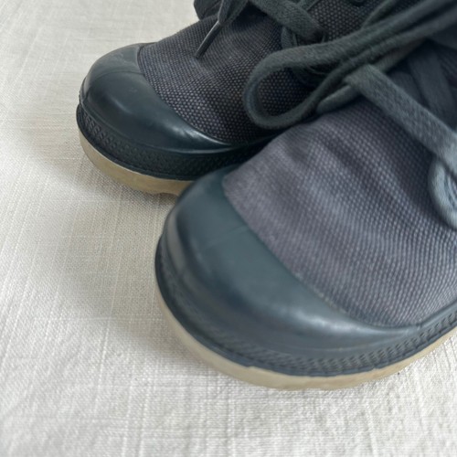 Palladium Boots Kids Ankle Canvas Lace Up Gray Toddler boys girls Size 12.5 - Picture 10 of 10