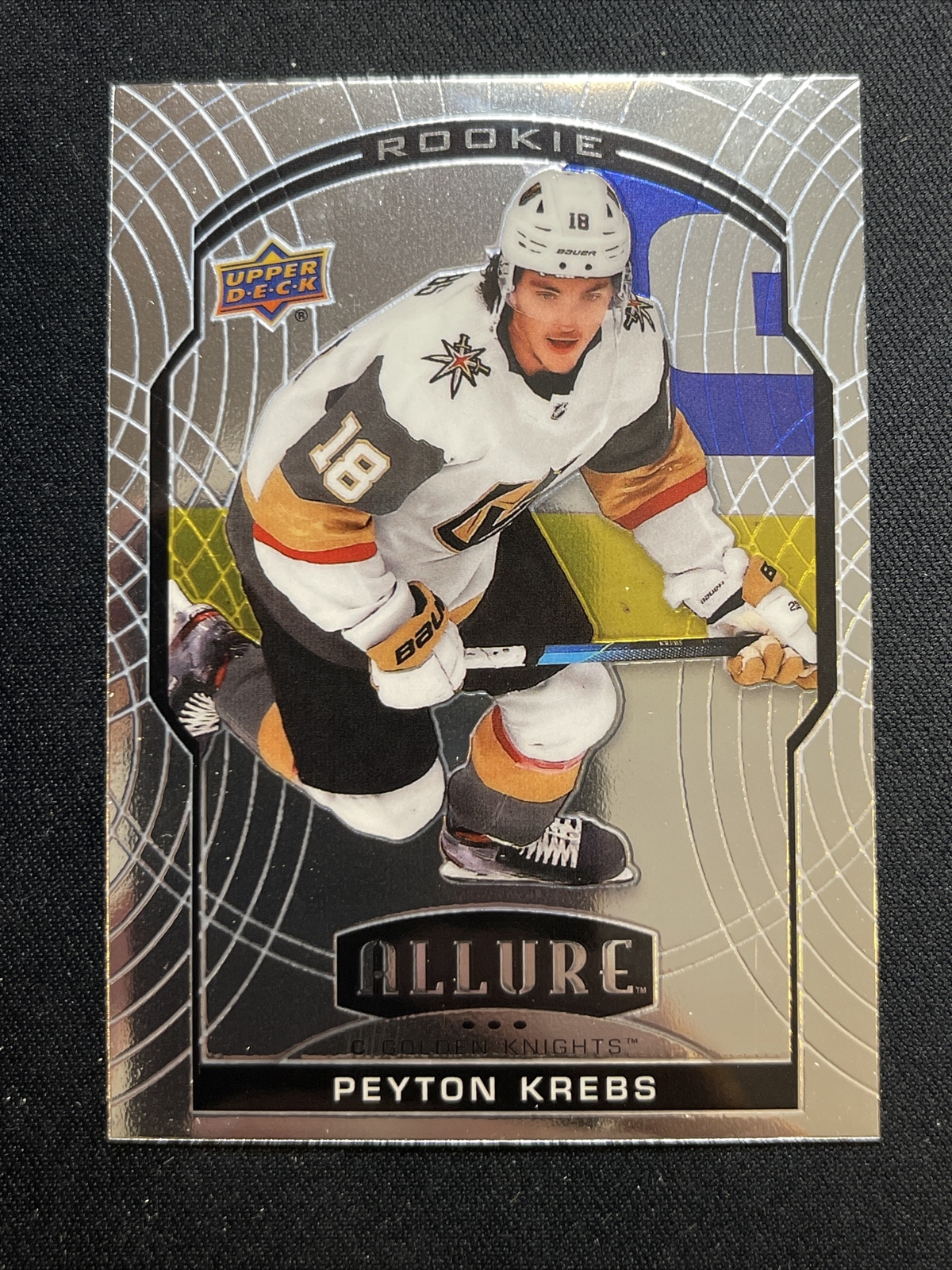 20-21 UD Allure Hockey Rookie 96 Peyton Krebs