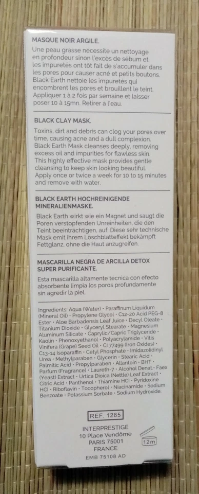 Christian Breton Purifying Mask Black Earth Oily Skin 50ml - Image 2 of 2