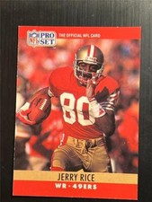  1990 Pro Set #295 Jerry Rice