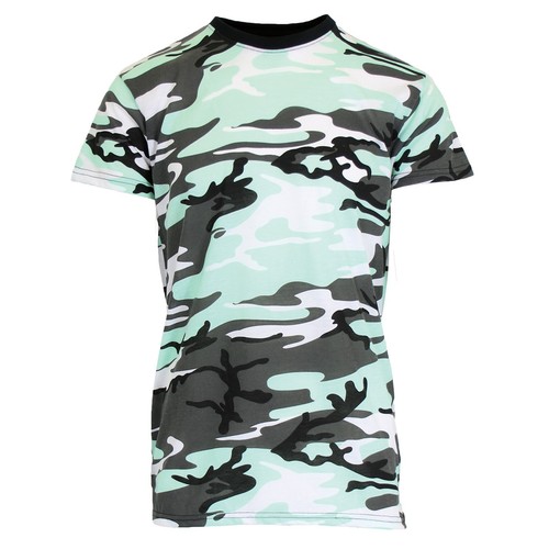 Men's Camouflage Short Sleeve Crew Neck Printed Tee ( S-2XL ) NWT Free Shipping - Picture 6 of 11