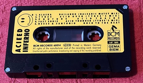 VARIOUS - CASSETTE TAPE - ACIEED INFERNO - RARE ACID HOUSE - Imagen 2 de 5