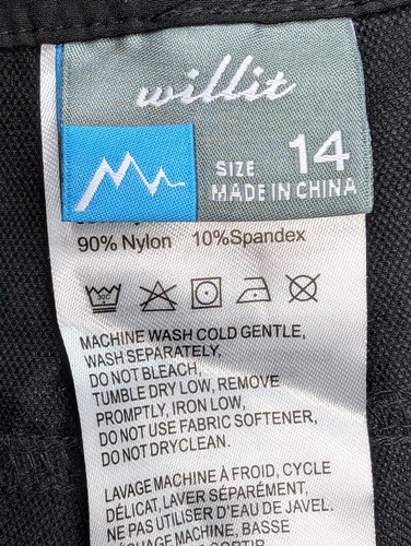 Willit Pants Womens 14 Black Stretch Lightweight Performance Golf Active Outdoor - Bild 13 von 15