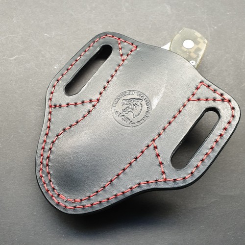 Fodera pancake in pelle per Spyderco militare o Spyderco civile - Foto 19 di 24