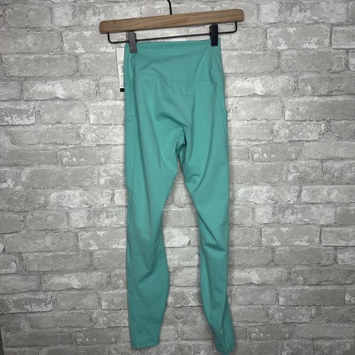 Nike One Women's Training High-Rise Leggings NWT Size XS (Aqua) FN3241-300 - Picture 2 of 20