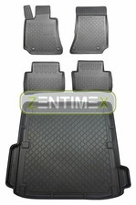 Z330409 SET Kofferraumwanne Gummifußmatten für Mercedes E-Klasse S212 W212 Vor-F
