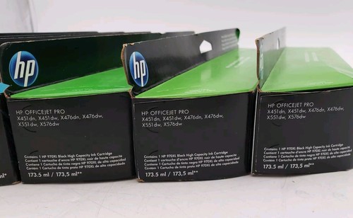 6pk Genuine HP 970XL Black 971 Color X476dn X576dn X451dn X551dw Retail Box - Photo 5/7