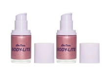 Lot 2x New Lime Crime Body-Lite Creamy Highlighter LUNAR 30ml Shimmer Rose Gold